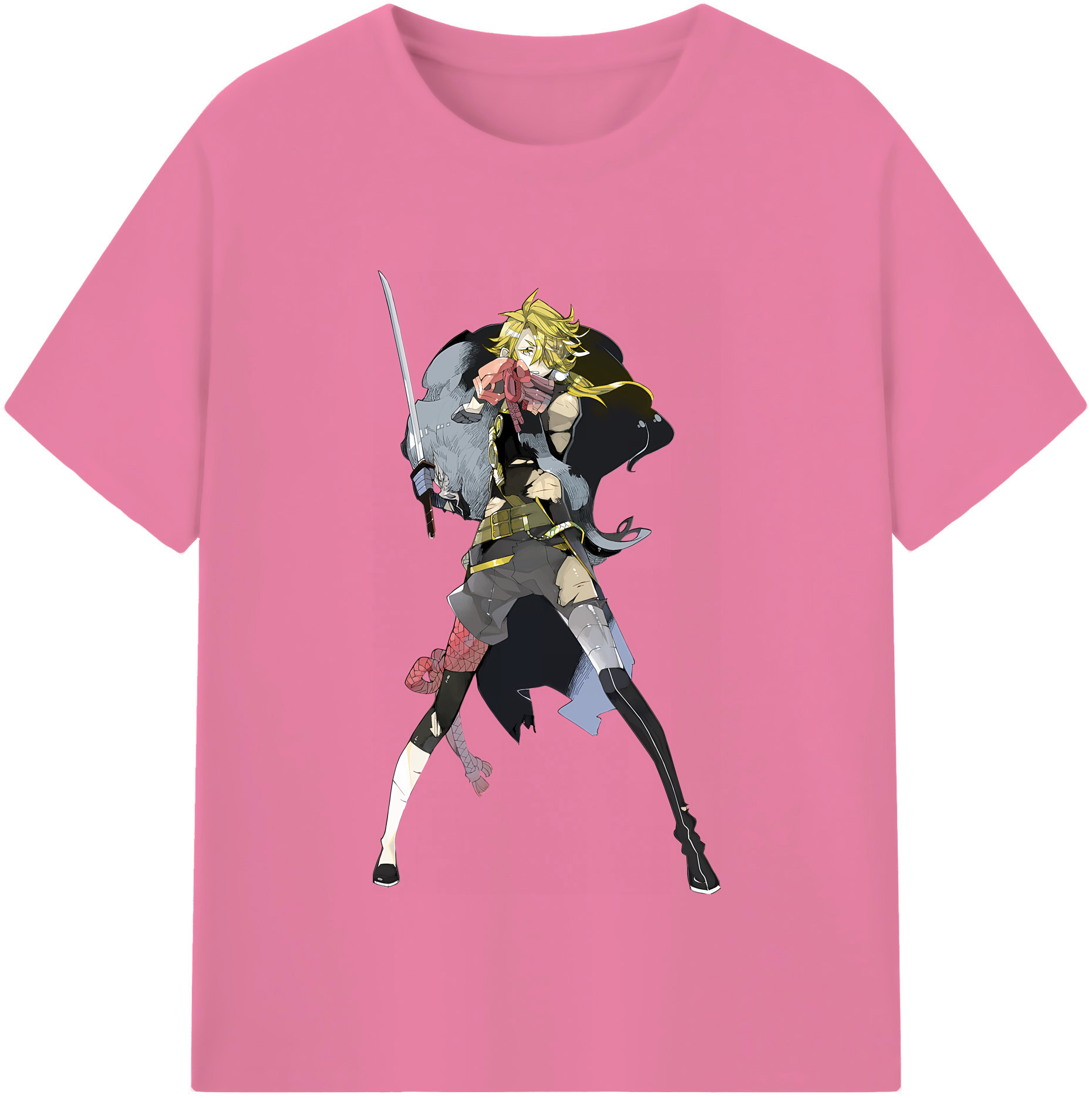 （画像用） 刀剣乱舞 Touken Ranbu 綿100％半袖Tシャツ（フロントプリント）